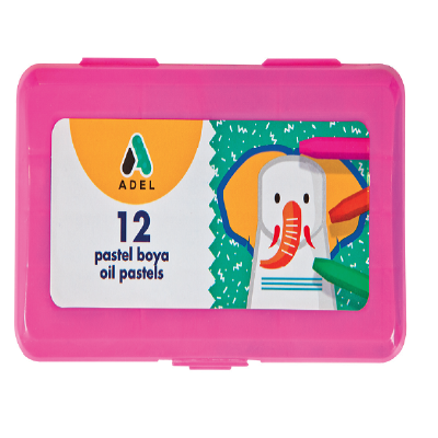 cepte ofis ADEL PASTEL BOYA 12 PEMBE