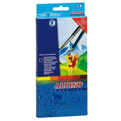 cepte ofis ALPINO ''AQUALINE'' SULU BOYA 12'Lİ KARTON KUTU FIRÇALI AL-130