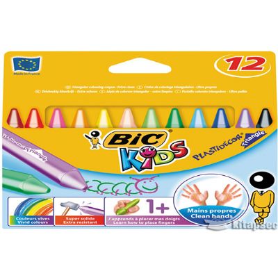 cepte ofis BİC ELLERİ KİRLETMEYEN ÜÇGEN PASTEL 12'Lİ 829773