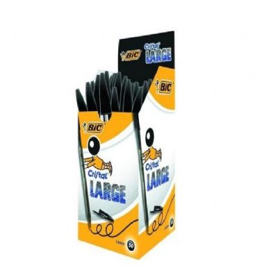 cepte ofis BİC TÜKENMEZ KALEM LARGE 50 Lİ SİYAH 880648