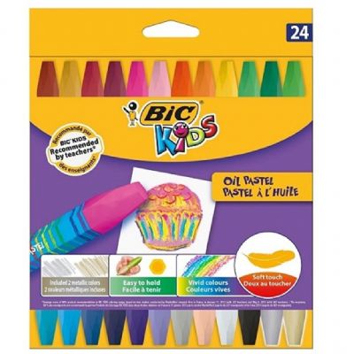 cepte ofis BIC YAĞLI PASTEL BOYA 24'LÜ 926447