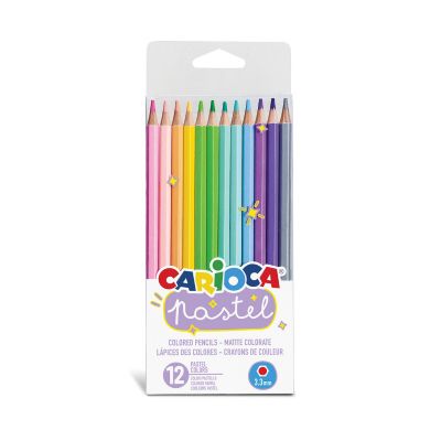 cepte ofis CARIOCA PASTEL RENK KURUBOYA KALEM 12'Lİ