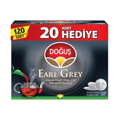 cepte ofis DOĞUŞ EARL GREY POŞET ÇAY 120'Lİ DEMLİK