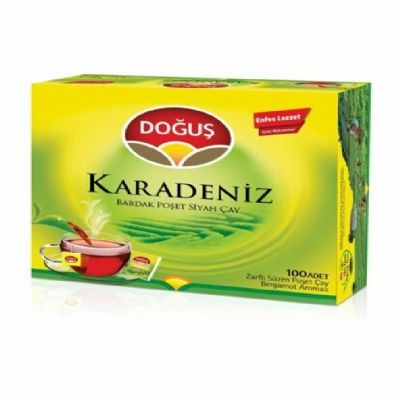 cepte ofis DOĞUŞ KARADENİZ SÜZME ÇAY 100'LÜ BERGAMOT AROMALI 20654 POŞET