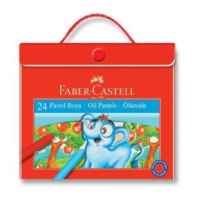 cepte ofis FABER CASTELL  PASTEL BOYA 24'LÜ ÇANTALI 5281125125