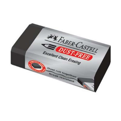 cepte ofis FABER CASTELL DUST-FREE SİLGİ SİYAH 5130187171