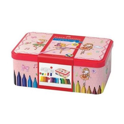 cepte ofis FABER CASTELL EĞLENCELİ KEÇELİ KALEM KUTULU 33'LÜ