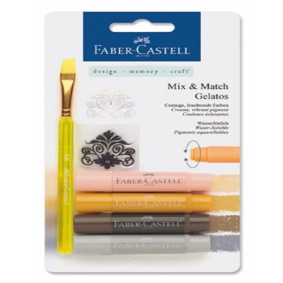 cepte ofis FABER CASTELL GELATO MUM BOYA DOĞAL TONLAR 4 RENK 5180121805