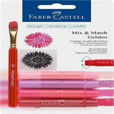 cepte ofis FABER CASTELL GELATO MUM BOYA KIRMIZI TONLARI 4 RENK 5180121802