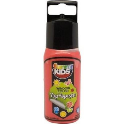 cepte ofis FUNNY KIDS YAP YAPIŞTIR 60CC KIRMIZI 7508