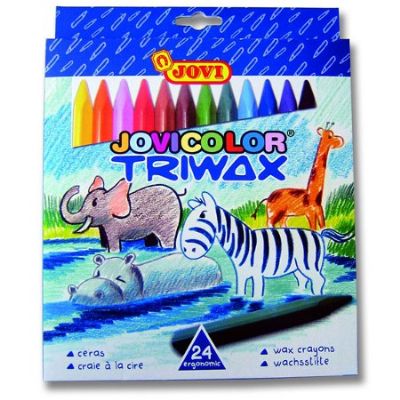 cepte ofis JOVİ TRİWAX MUM BOYA 24 RENK 973/24