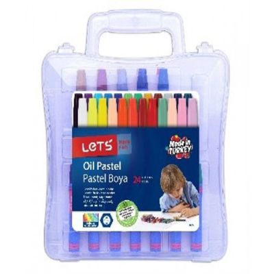 cepte ofis LETS 24 RENK PASTEL BOYA ÇANTALI LK-24