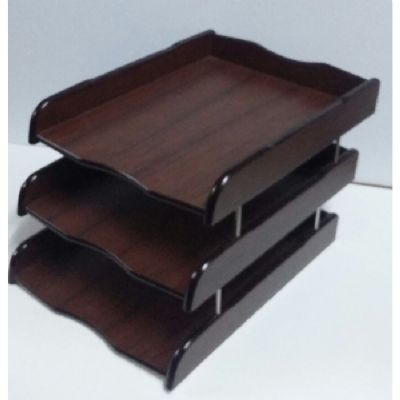 cepte ofis LİNEA AHŞAP EVRAK RAFI 3 LÜ