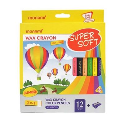 cepte ofis MONAMİ SUPER SOFT KURU&MUM BOYA 12 RENK MKB165012