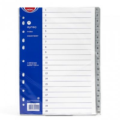 cepte ofis NOKİ PP AYRAÇ 1-20 RAKAM DİZİNİ 59220