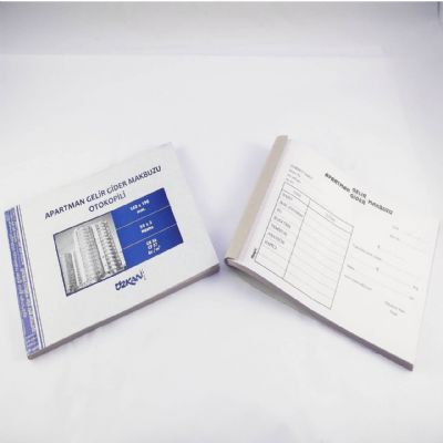cepte ofis ÖZKAN APARTMAN GELİR GİDER MAKBUZU OTOKOPİLİ 50*2