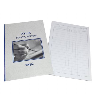 cepte ofis ÖZKAN AYLIK PUANTAJ DEFTERİ G0333