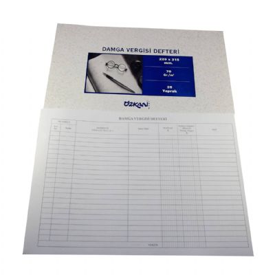 cepte ofis ÖZKAN DAMGA VERGİSİ DEFTERİ 40 YP G0512