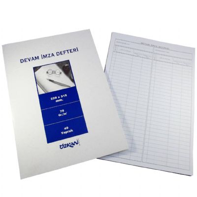 cepte ofis ÖZKAN DEVAM İMZA DEFTERİ 40 YP G0516