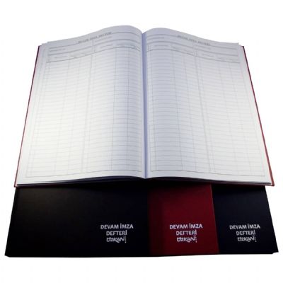 cepte ofis ÖZKAN DEVAM İMZA DEFTERİ CİLTLİ 96 YP G0517