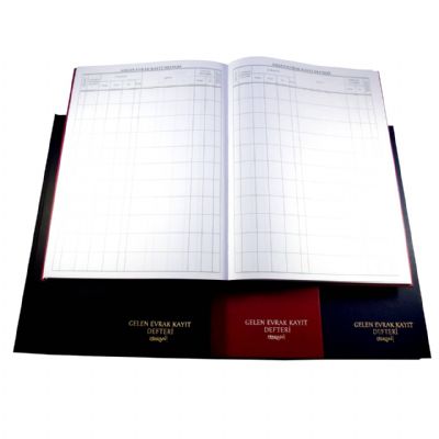 cepte ofis ÖZKAN GELEN EVRAK KAYIT DEFTERİ CİLTLİ 96 YP G0648