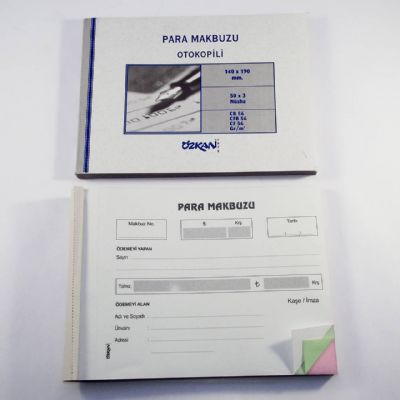 cepte ofis ÖZKAN PARA MAKBUZU OTOKOPİLİ 50*3