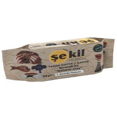 cepte ofis ÖZKAN ŞEKİL KİL KAHVERENGİ 500G
