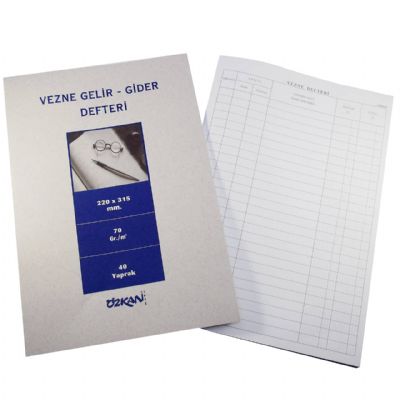 cepte ofis ÖZKAN VEZNE GELİR GİDER DEFTERİ 40 YP G0545