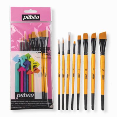 cepte ofis PEBEO 8 Lİ FIRÇA SETİ SET:8 25839