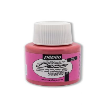cepte ofis PEBEO DECO MAT AHŞAP BOYA ROSE 110 ML 205*26