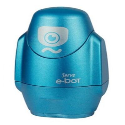 cepte ofis SERVE E-BOT SİLGİ KALEMTRAŞ METALİK P190502 MAVİ