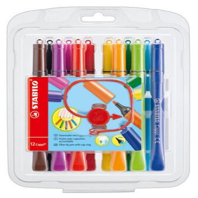 cepte ofis STABİLO CAPPİ KEÇE UÇLU KALEM 12'Lİ 168/12-1