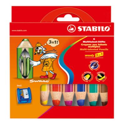 cepte ofis STABİLO WOODY 6 RENK 8806-2