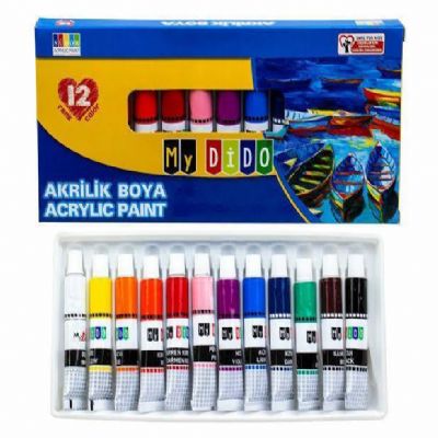 cepte ofis SÜDOR 12 Lİ AKRİLİK BOYA MY14