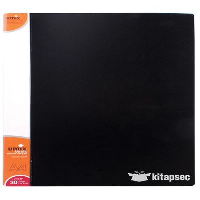 cepte ofis UMİX BASIC SUNUM DOSYASI 30'LU SİYAH U1143P-Sİ